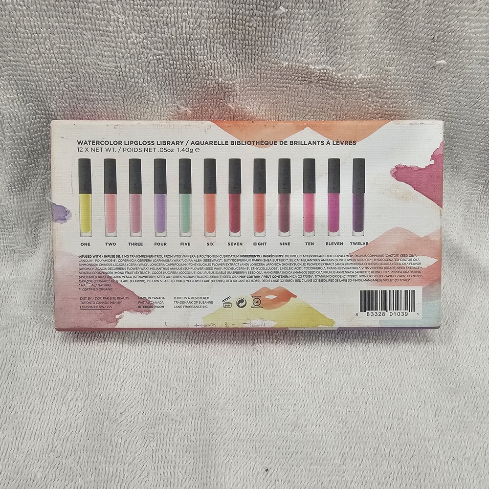 Bite Beauty Watercolor Lipgloss Library Lip Gloss Set - Picture 3 of 4